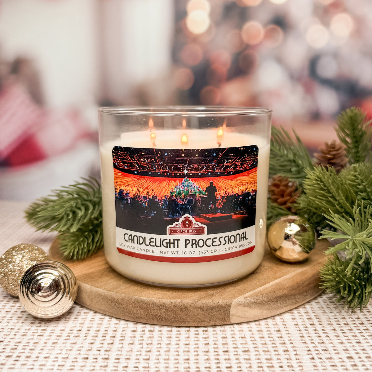 Candlelight Processional - Three Wick Candle