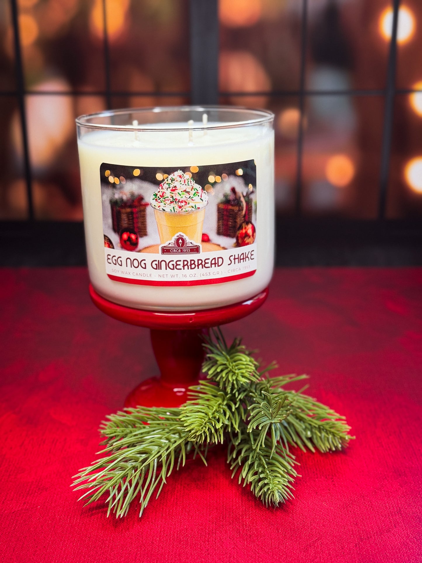 Egg Nog Gingerbread Shake
