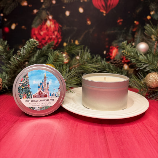 Main Street Christmas Tree - Candles