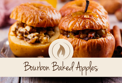 Bourbon Baked Apples