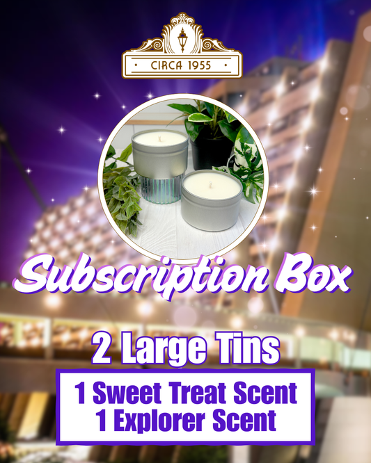 Circa 1955 Subscription Box - Large Tins
