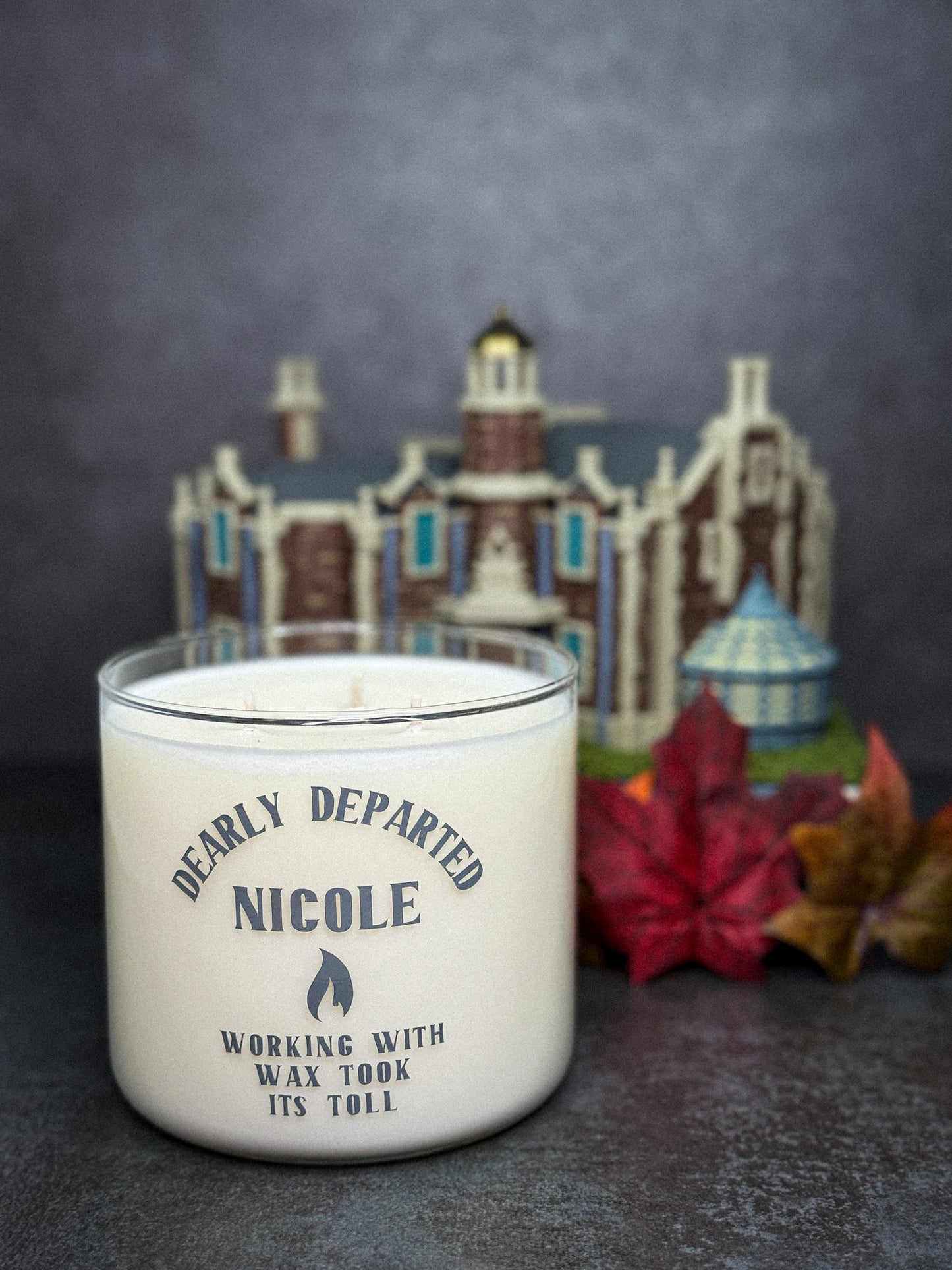 Haunted Mansion Tombstone Candle