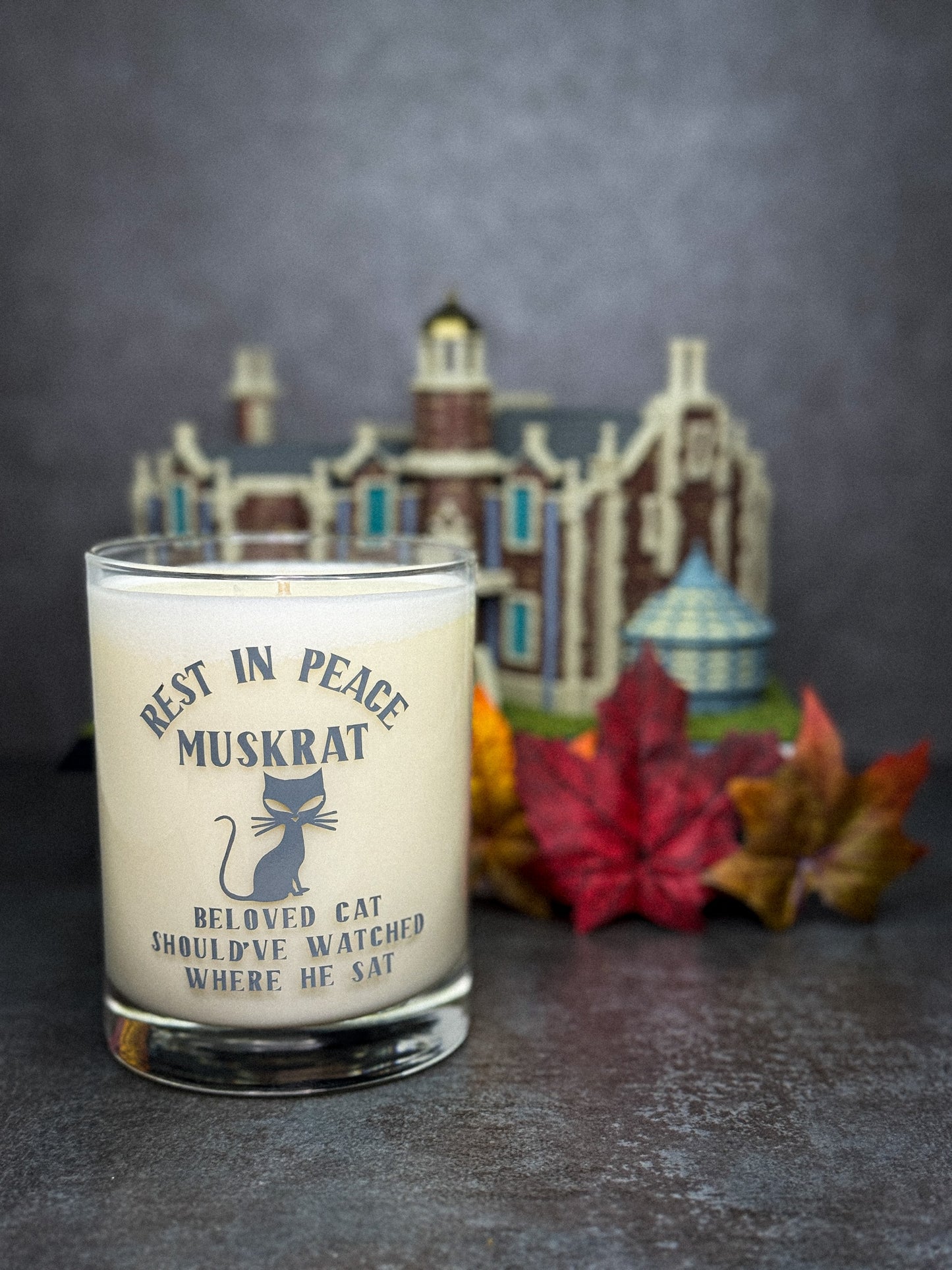 Haunted Mansion Tombstone Candle