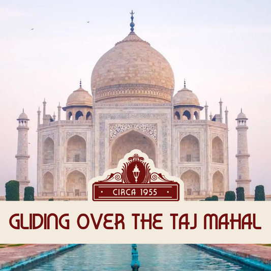 Gliding Over the Taj Mahal