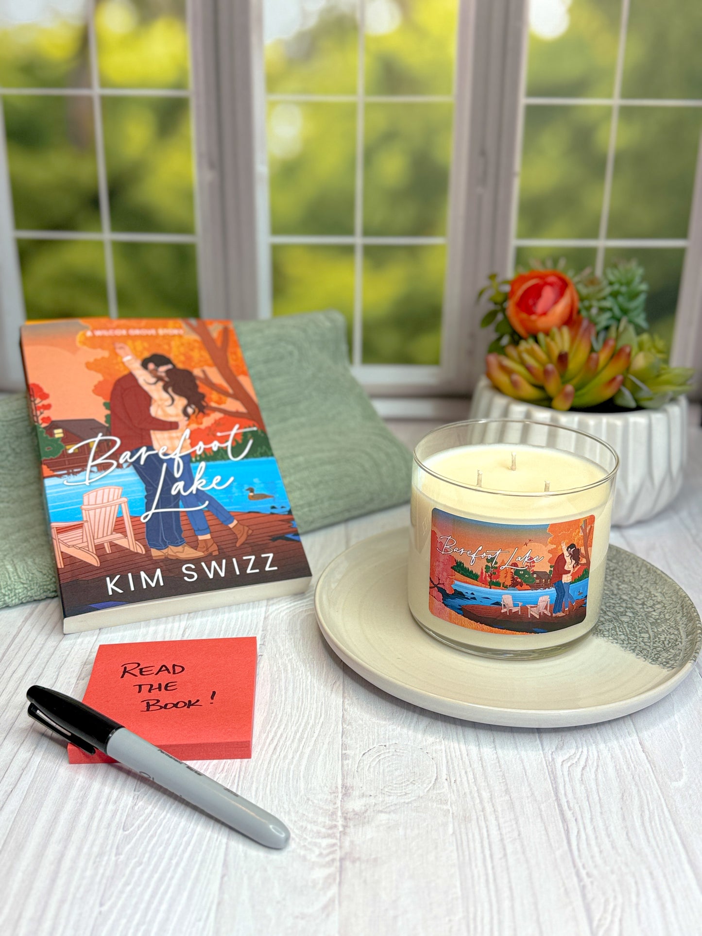 Barefoot Lake Three Wick Candle