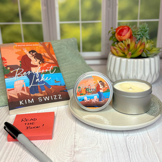 Barefoot Lake Large Tin Candle