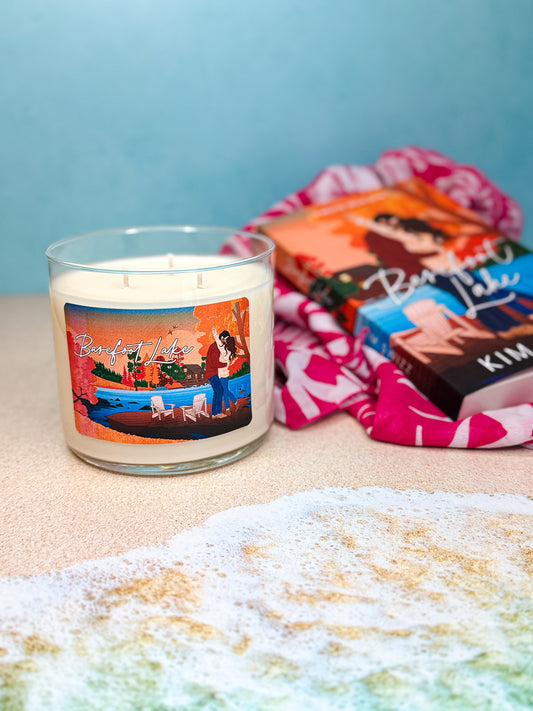 Barefoot Lake Three Wick Candle
