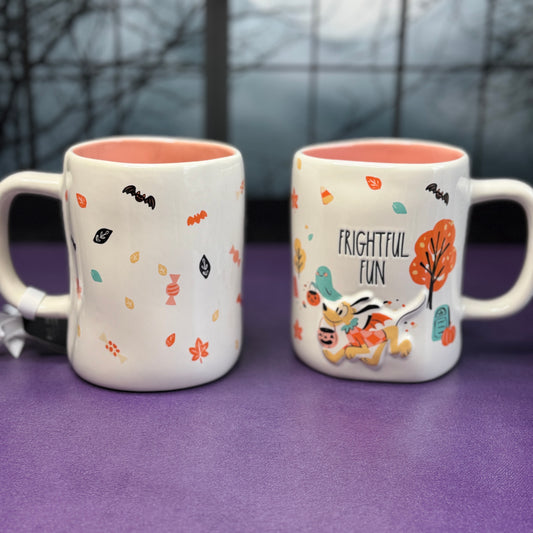 Pluto Halloween Mug Candle
