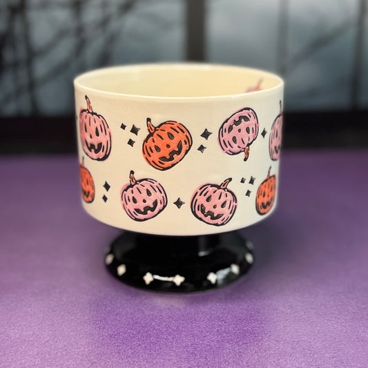 Halloween Pedestal 3 Wick Candles