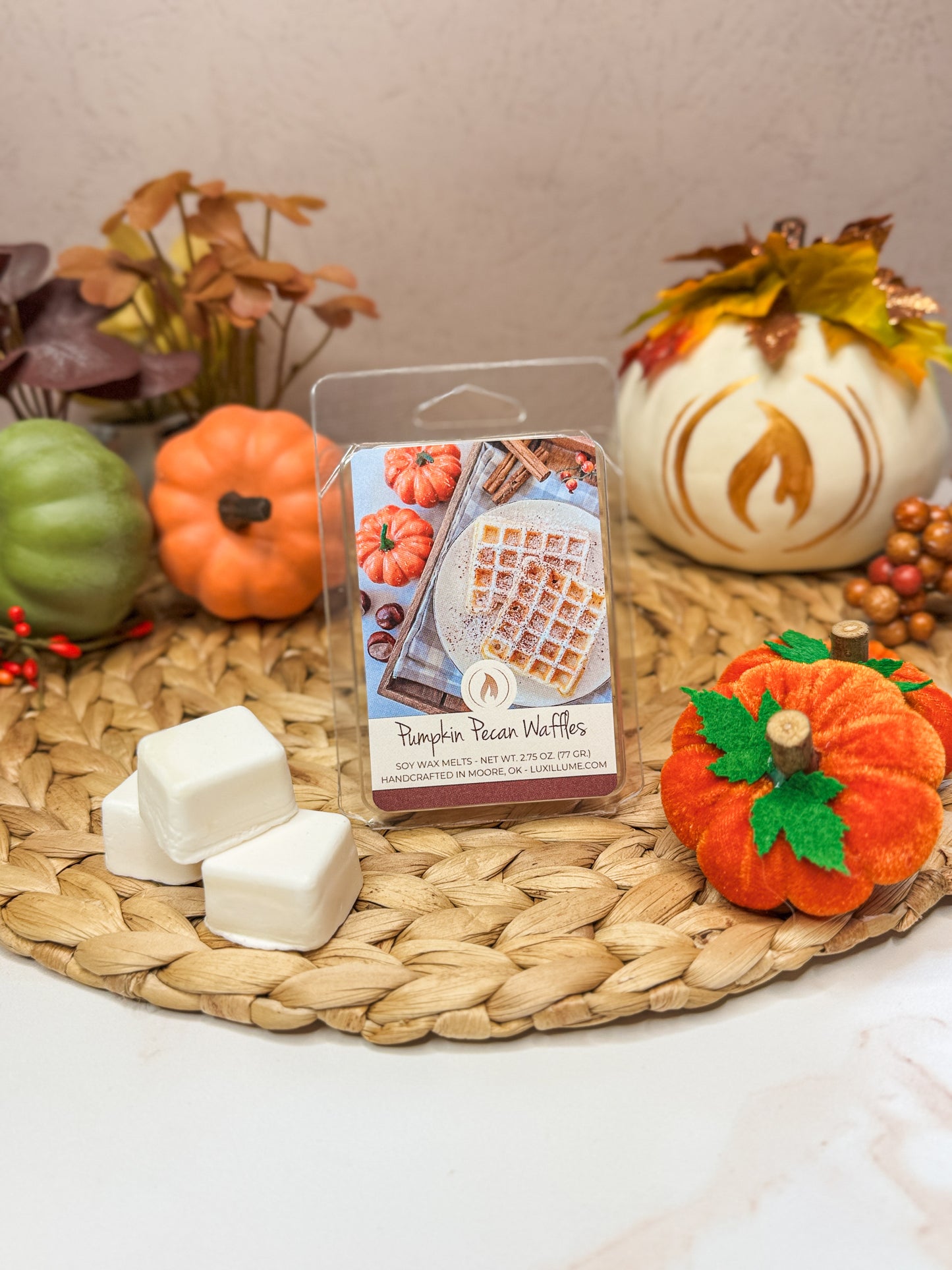 Pumpkin Pecan Waffles