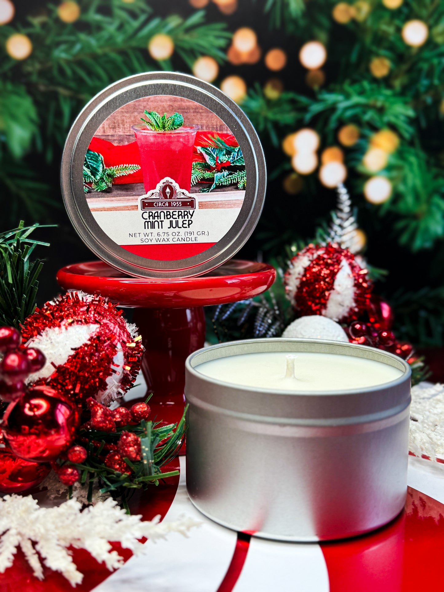 Cranberry Mint Julep