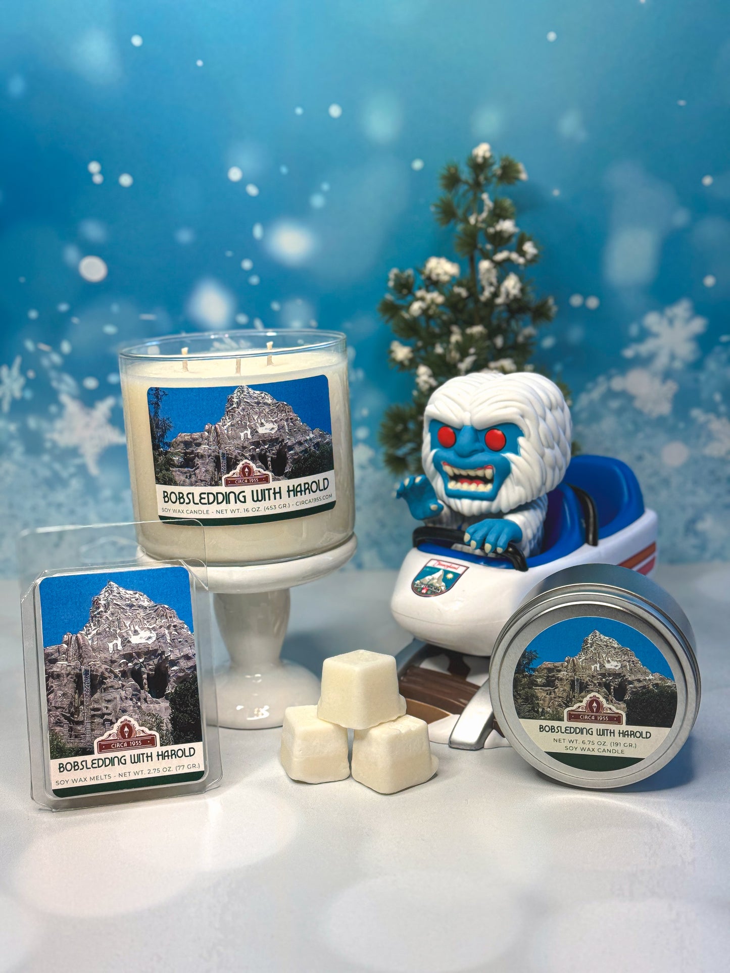 Bobsledding with Harold