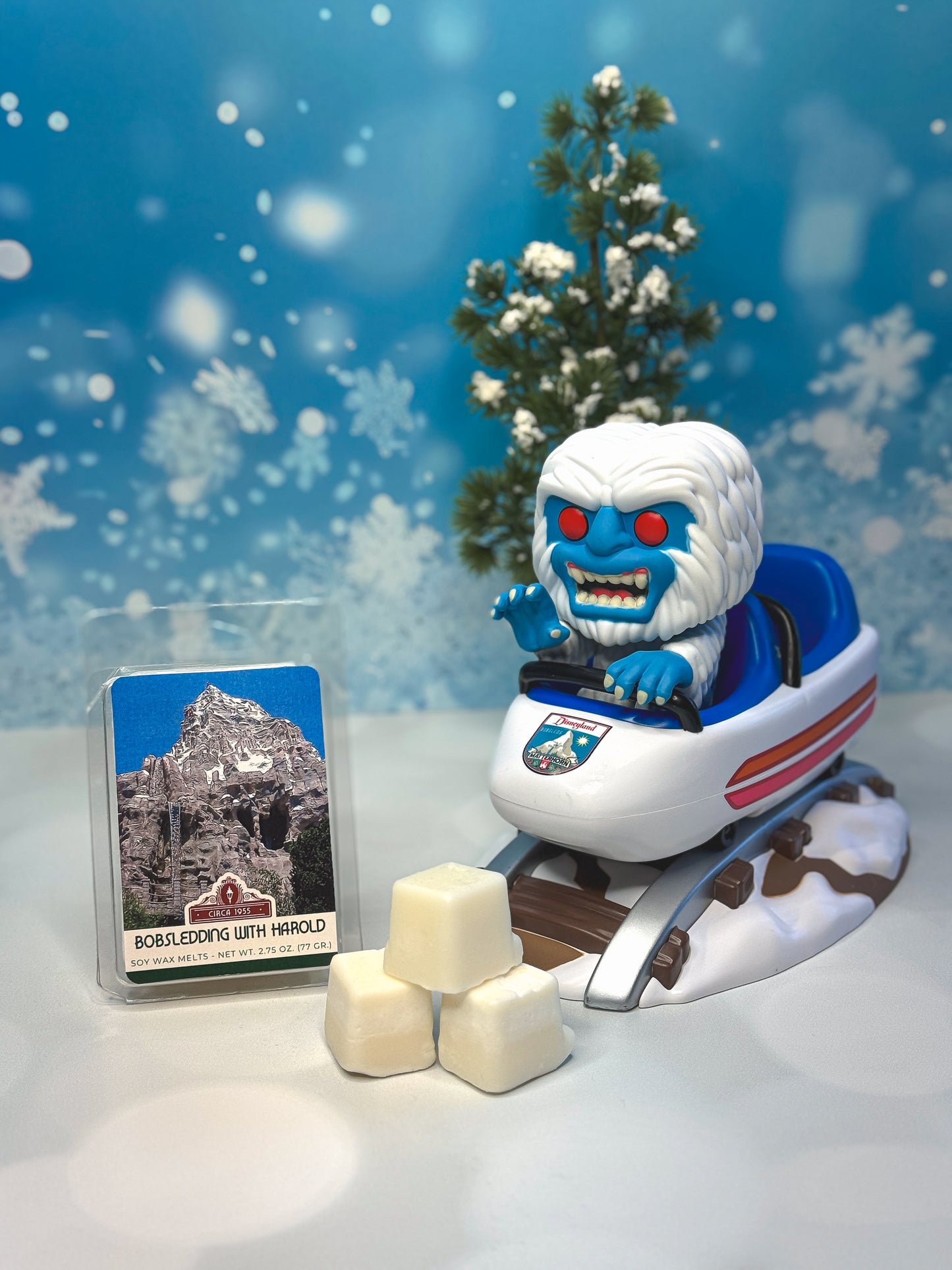 Bobsledding with Harold