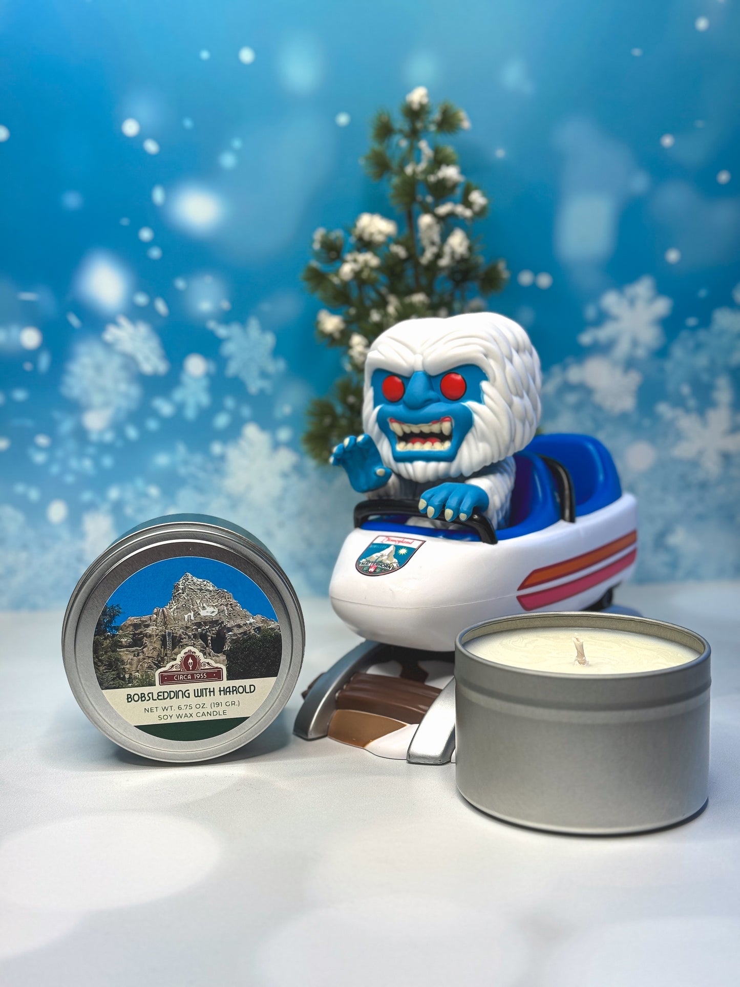 Bobsledding with Harold