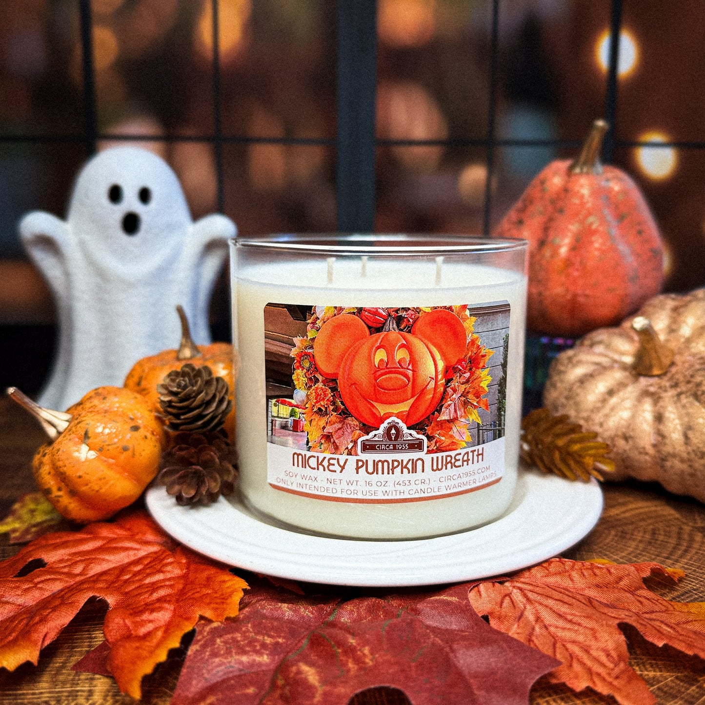 Mickey Pumpkin Wreath