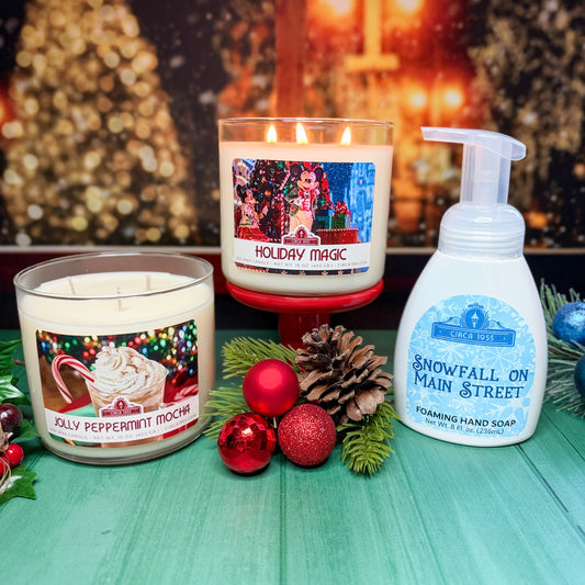 Circa 1955 Candle Box - Two Three Wick Candles
