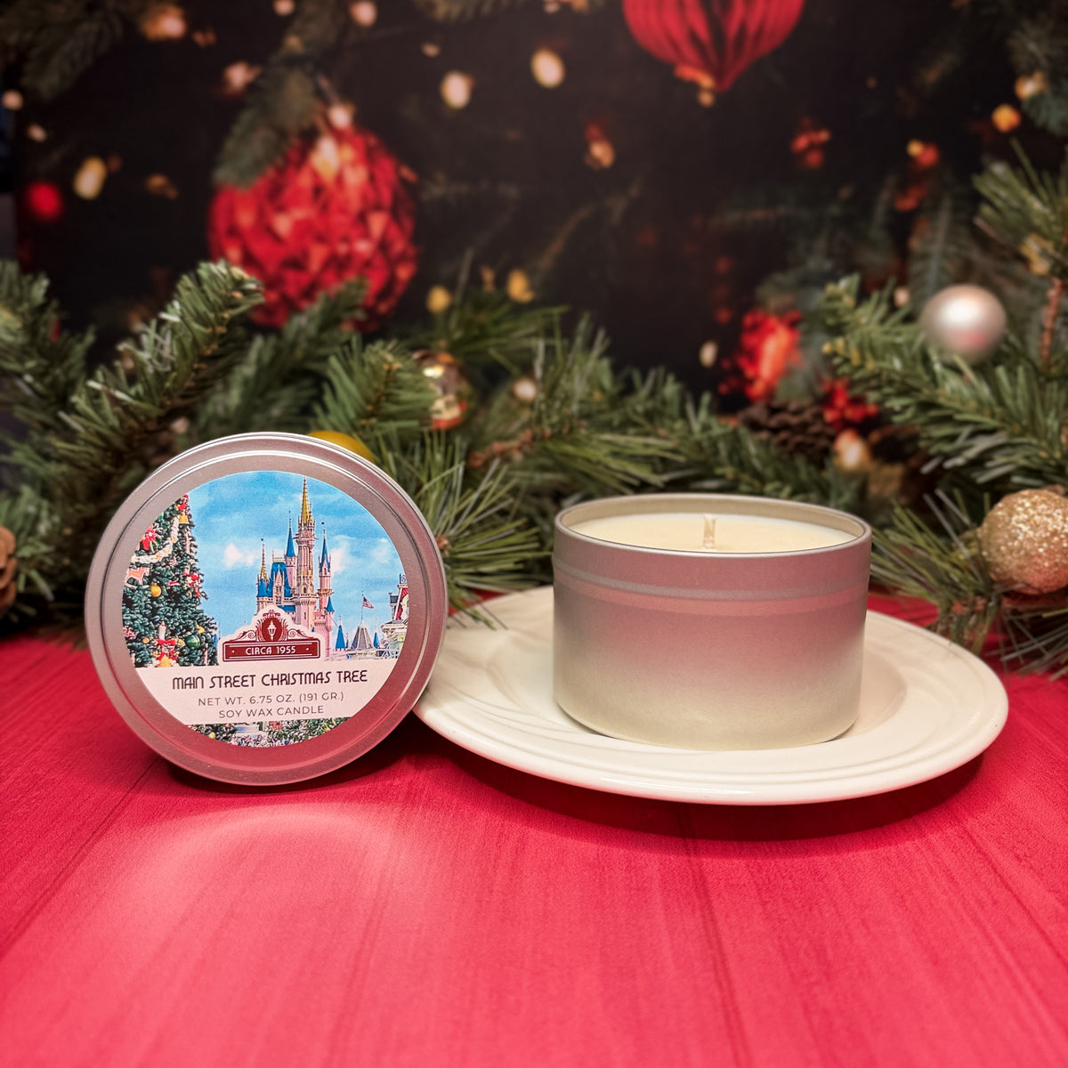 Main Street Christmas Tree - Candles