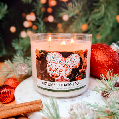 Mickey's Cinnamon Roll - Candles