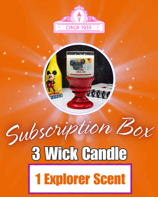 Circa 1955 Subscription Box - Three Wick: Explorer