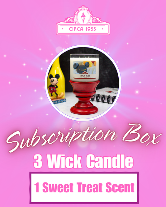 Circa 1955 Subscription Box - Three Wick: Sweet Treat