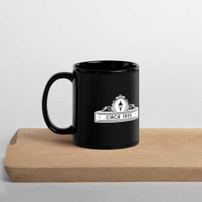 Circa 1955 Black Glossy Mug