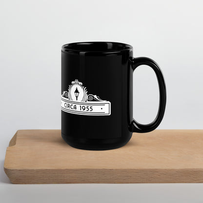 Circa 1955 Black Glossy Mug